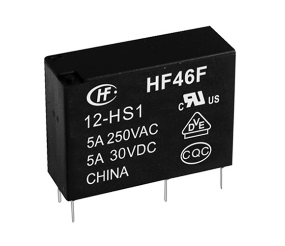 New 12V JQX-37F-12-1H / HF37F-12-1H Hongfa Relay - 4 Pins