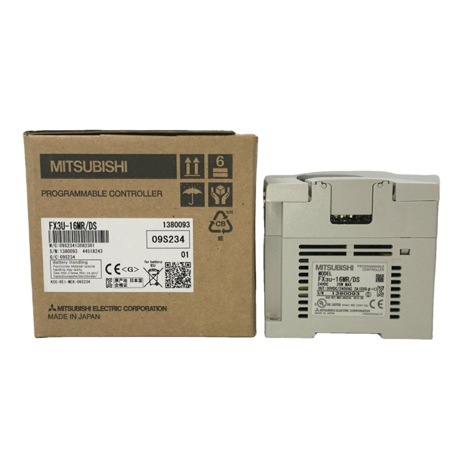1PCS Used Mitsubishi PLC Module FX3U-64MR/ES-A Tested 