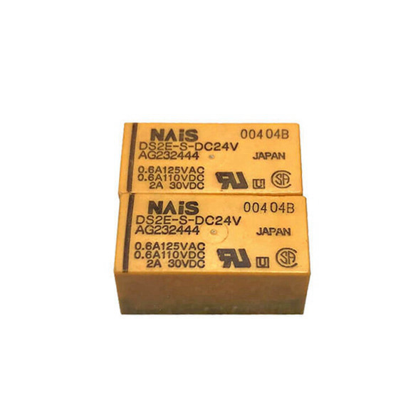 SDS relais 9 V 2xum 250 V 3 A NAIS ds2e-f-dc9v Gold #20 R 12%
