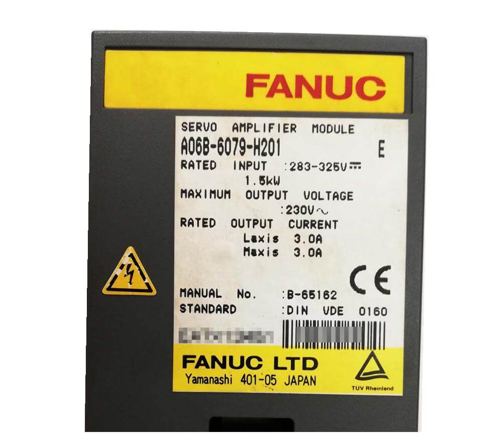 Fanuc Servo Amplifier Module A06B-6079-H201 A06B-6079-H206