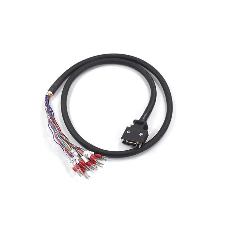 Delta AB A2 servo cable CN1 connector with PLC 2