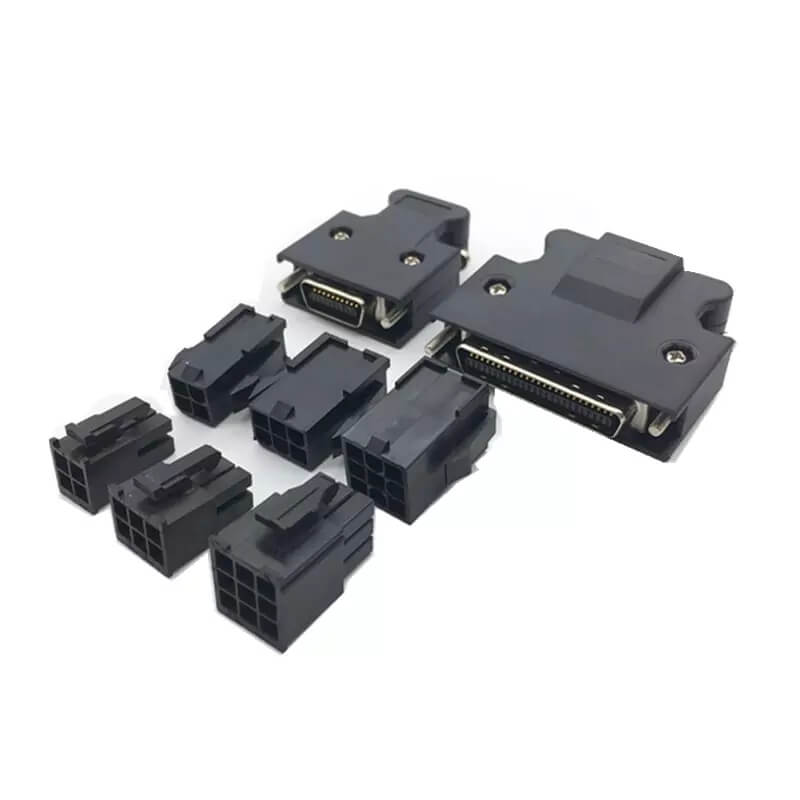 Delta ASD A2 B2 servo plug CN1 CN2 driver connector encoder plug connector 3