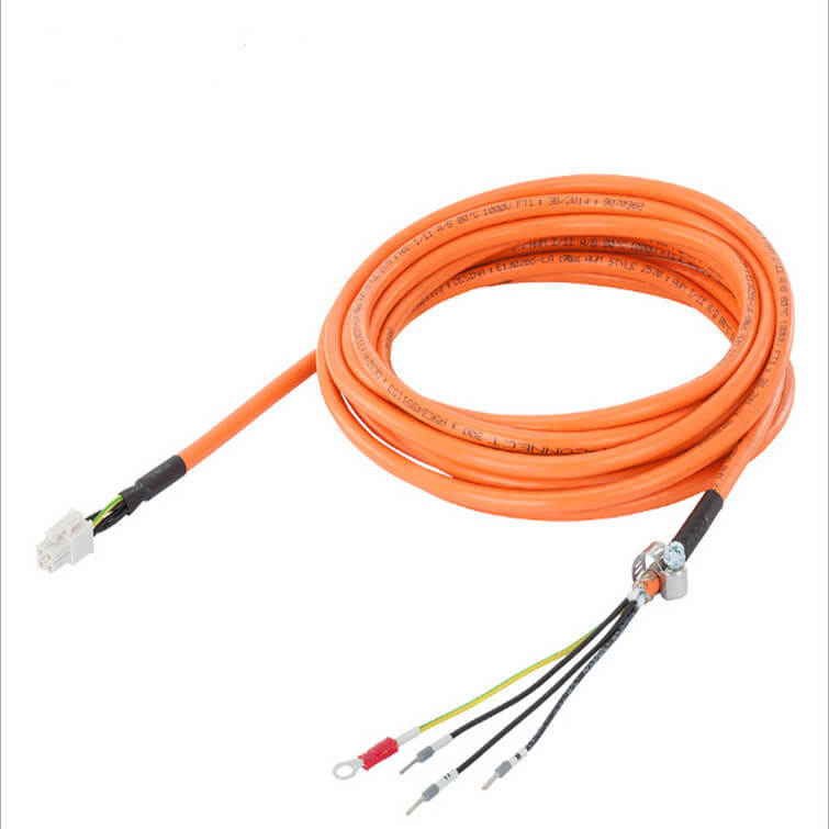 Hybrid Cable A Side A Side Servo Power Cable 6FX8002 7HY22 For Siemens 3