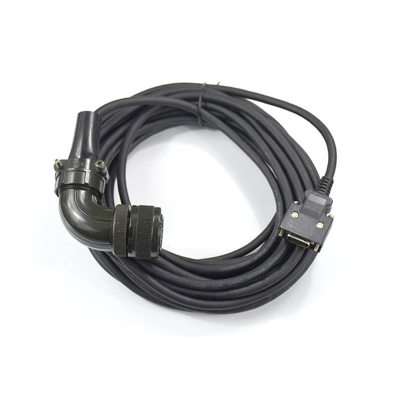 MDS R Series Servo Motor HF A42 Motor Encoder Cable CNV2E 3P 5M for Mitsubishi 2