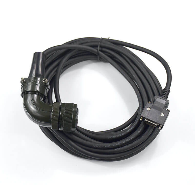 MDS R Series Servo Motor HF A42 Motor Encoder Cable CNV2E 3P 5M for Mitsubishi 3