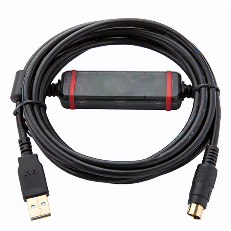 hamburger Ged Hotel Mitsubishi FX-USB-AW Programming Cable For FX3U FX2N PLC - United Automation