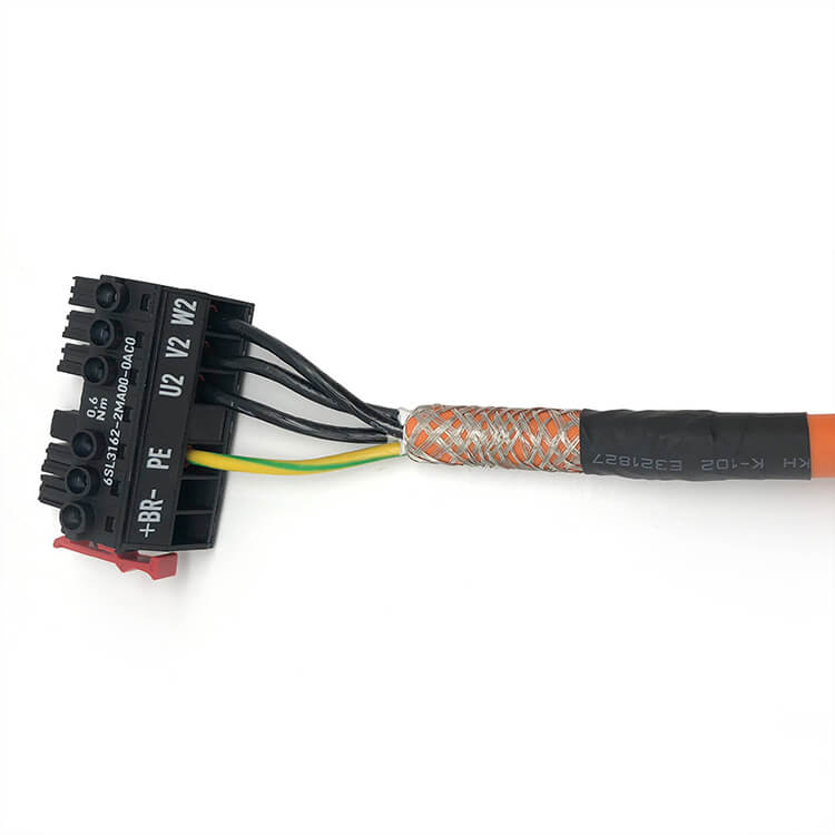 Power Cable Sz.1 4G2.5 Servo Power Cable 6FX5002 5CS16 For Siemens 4