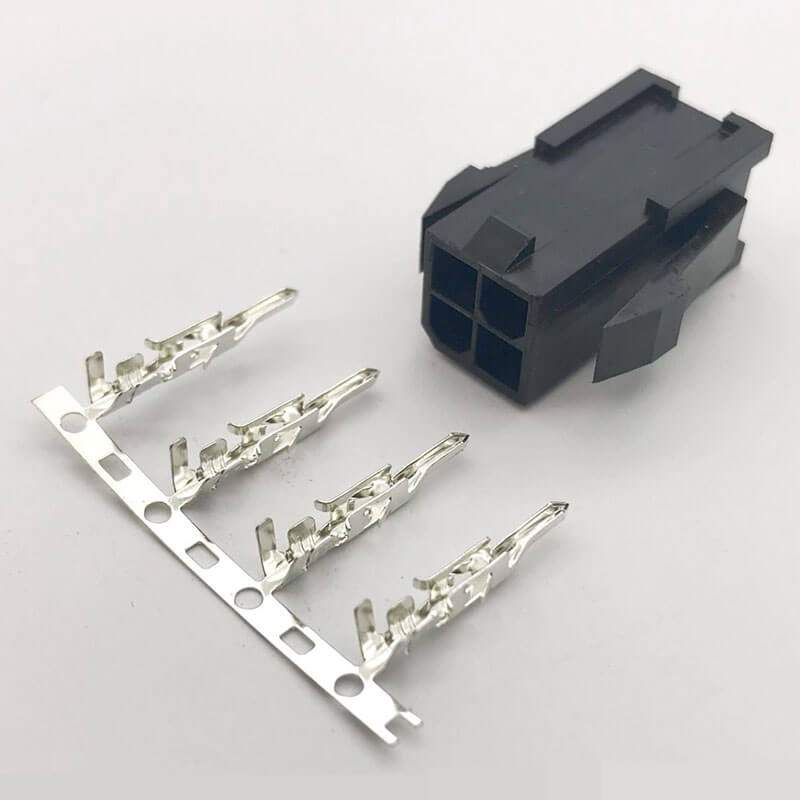 Servo plug XA XB XC 4hole motor connector A4 A5 A6 connector For Panasonic 4