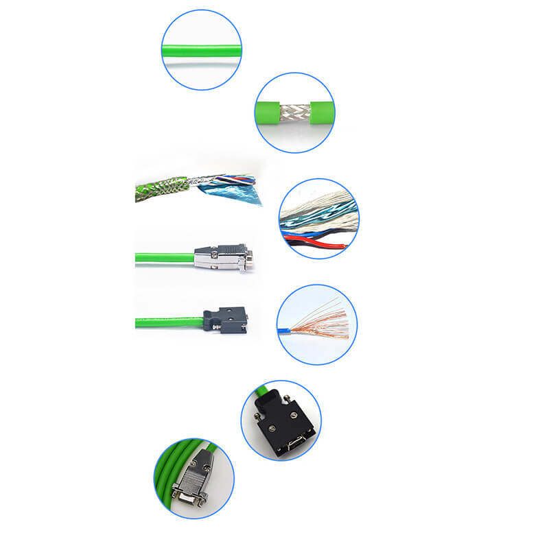 V90 Servo Encoder cable 6FX3002 2DB20 1AD0 1AF0 1BA0 1BF0 1CA0 for Siemens 3