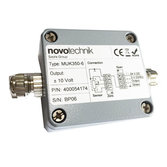 Novotechnik Signal Conditioners MUK 350 for potentiometric sensors 2 1