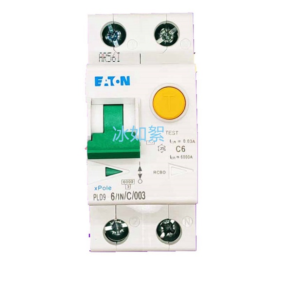 Eaton Moller Residual current circuit breaker with overload protection PLD10 4