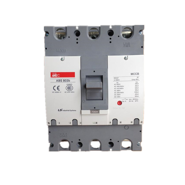 LS Meta MEC MCCBs 800AF ABS802b ABS803b ABS804b 2P 3P 4P 2