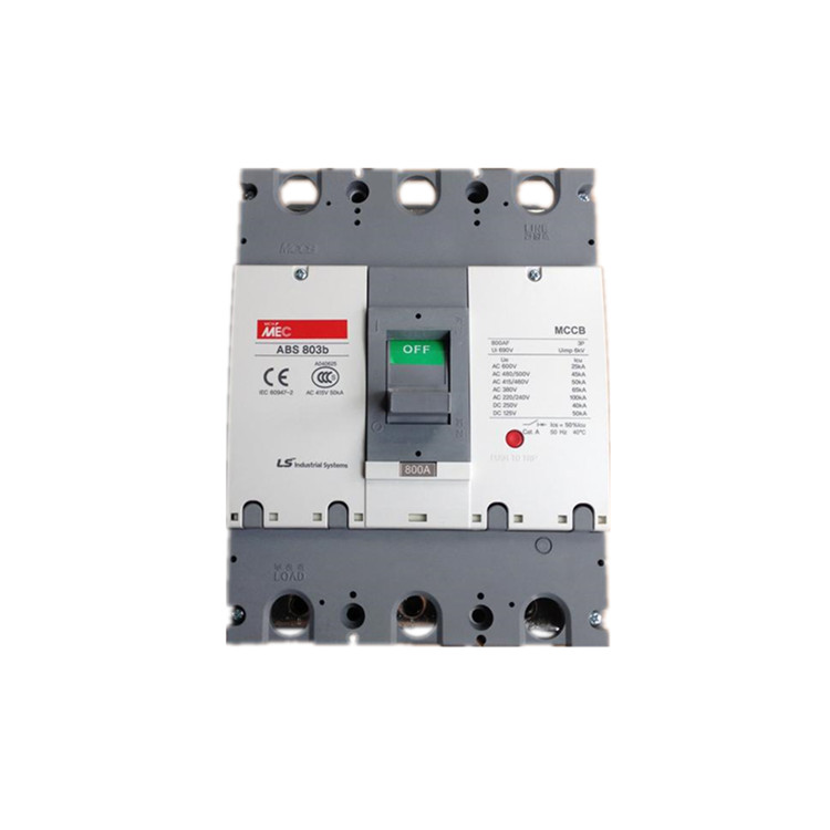 LS Meta MEC MCCBs 800AF ABS802b ABS803b ABS804b 2P 3P 4P 4
