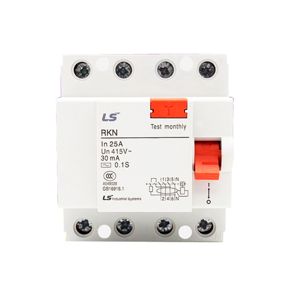 LS Residual current circuit breakers RKN type 2P 4P 5
