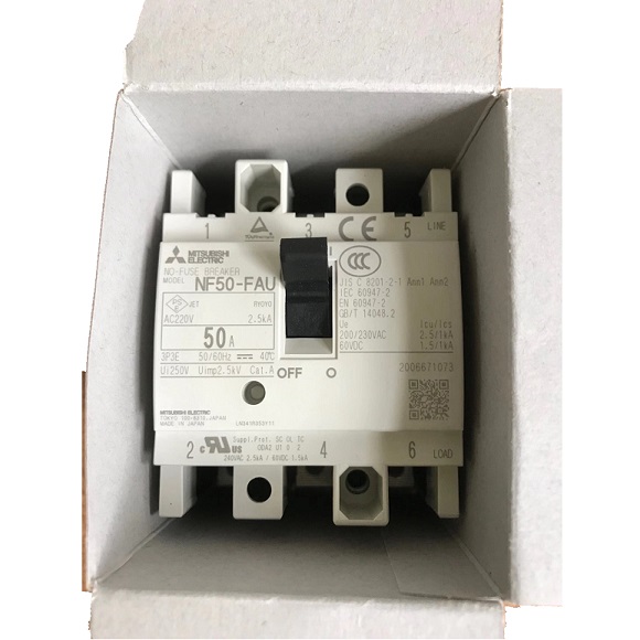 Mitsubishi Earth leakage circuit breaker NF100 FHU NV100 FHU 1