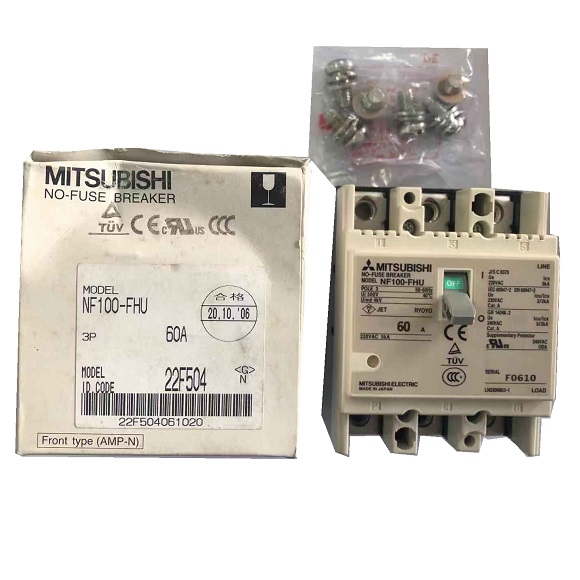 Mitsubishi Earth leakage circuit breaker NF100 FHU NV100 FHU 3