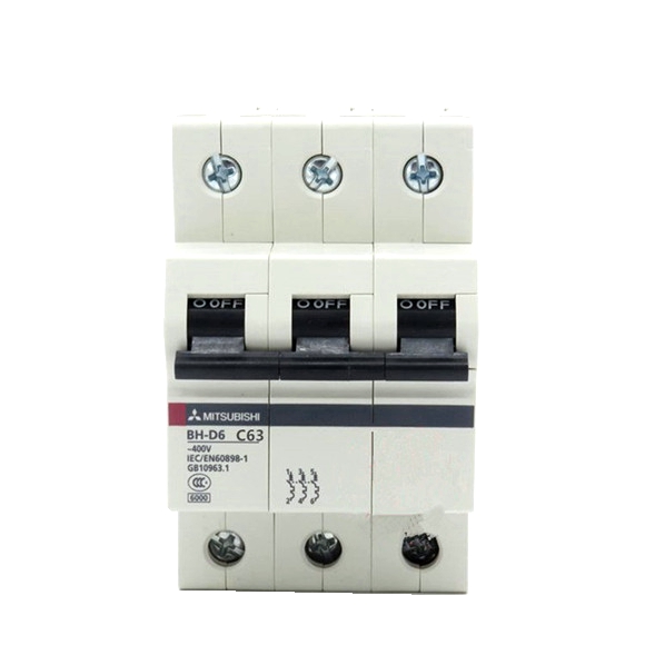 Mitsubishi Miniature Circuit Breakers MCB BH D6 0.5 63A 1P 2P 3P 4 pole 4