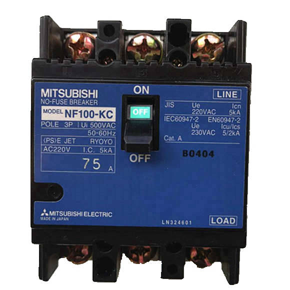 Mitsubishi Molded case circuit breaker NF30 KC，NF50 KC，NF100 KC 3