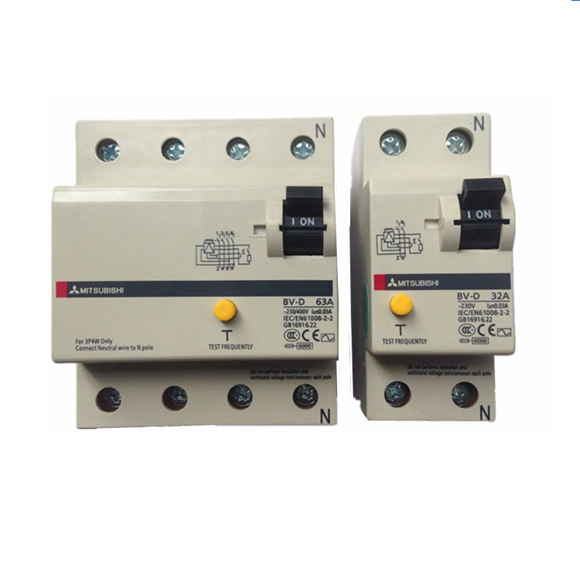 Mitsubishi Residual Current Circuit Breakers RCCB BV D 21N 43Npole 6