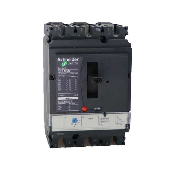 Schneider Circuit breaker MCCB ComPact NSX100160 FNMS 1P2P 1