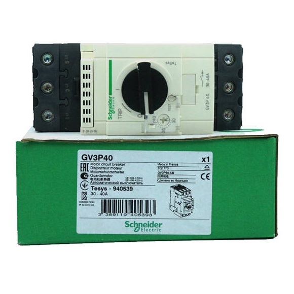 Schneider Motor circuit breaker TeSys GV3 3P GV3P13 GV3P131 GV3P136 1